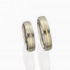 Modell No.4357 / 5mm 950/- Platin u. 750/- Gelbgold, mit Brillan