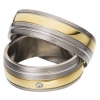 Modell No.60027/ 7mm/ 585 Stahl mit Gelbgold