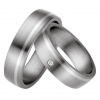 Modell No.50531/ 6 mm/ Titan mit 925/-Silber