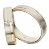 Modell No.50687/5mm/ 585 Rotgold u. Wei�gold