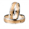Modell No.03690/5mm/ 333 Rotgold u. Wei�gold