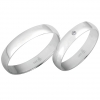 Modell No.03272/4mm/ 333 Wei�gold