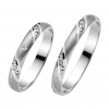 Modell No.03445/3mm/ 333 Wei�gold