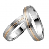 Modell No.03681/4mm/ 333 Rotgold u. Wei�gold