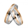 Modell No.50838/4mm/ 333 Wei�gold u. Rotgold
